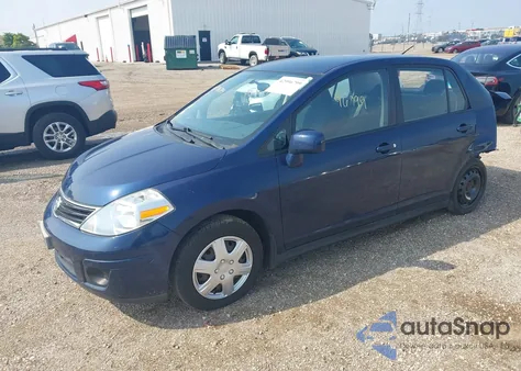 2011 Nissan Versa 1.8S из США, поврежденный, VIN 3N1BC1AP9BL406353